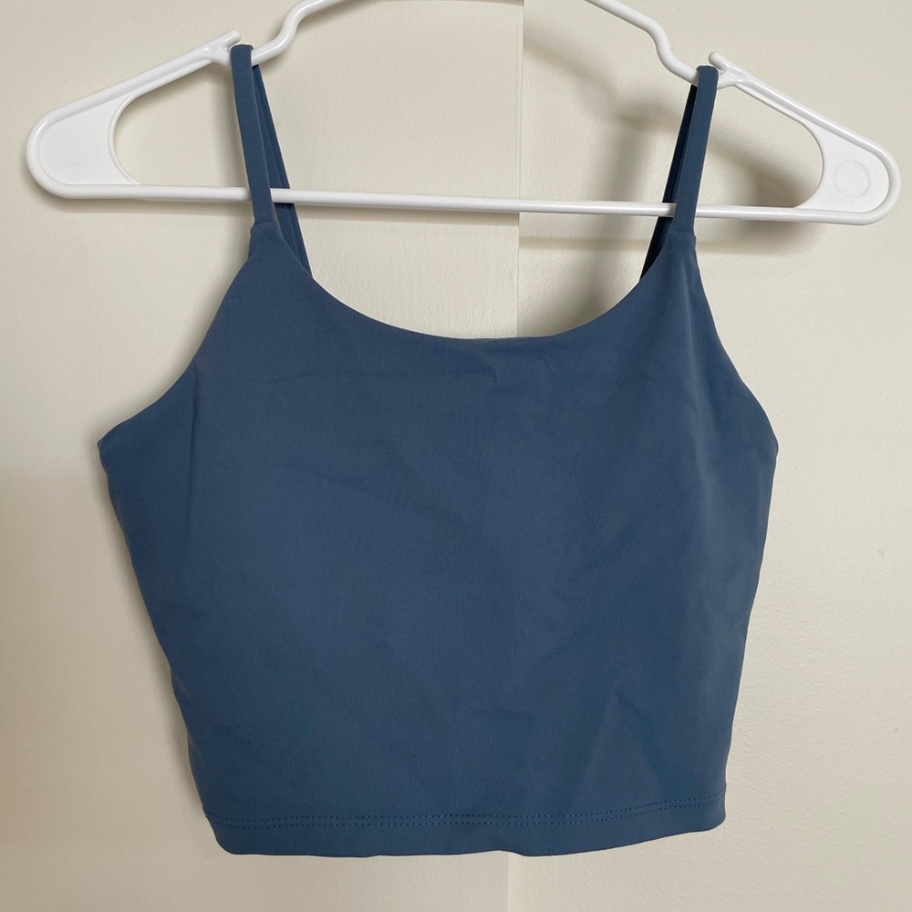Muses Only On the Fly Crop Tank Top Gatsby Blue